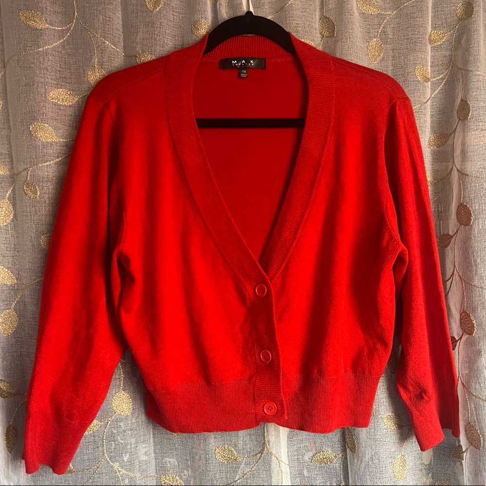 Cropped Cardigan by Mak/Ye Mak Sweater